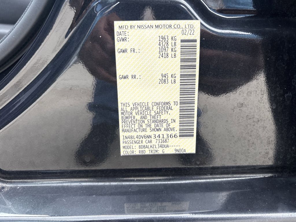 2022 Nissan Altima 2.5 SV Blue at Gullo Toyota