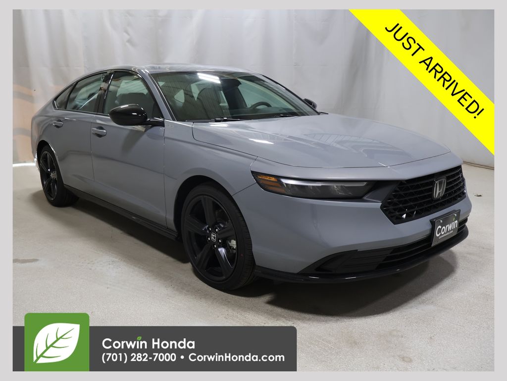 Urban Gray Pearl 2026 Honda Accord Hybrid Sedan Front-Wheel Drive Continuously Variable Transmission