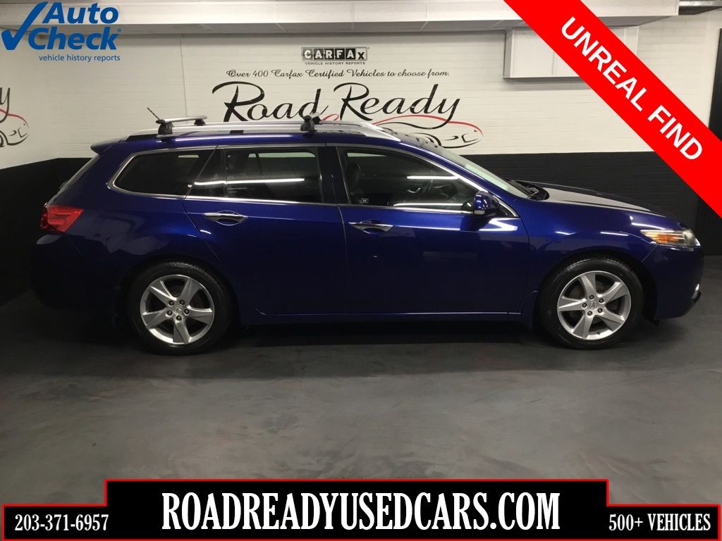 Vortex Blue Pearl 2012 Acura TSX Wagon Front-Wheel Drive 5-Speed Automatic