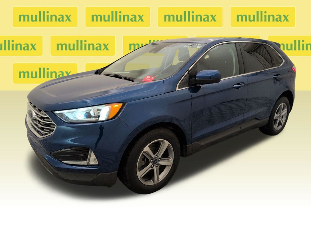 Certified Used 2021 Blue Ford SEL image 11