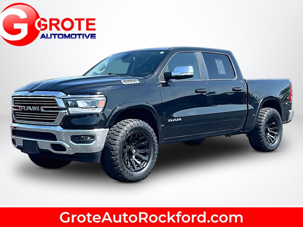 Diamond Black Crystal Pearlcoat 2019 RAM 1500 Pickup Truck Four-Wheel Drive 8-Speed Automatic