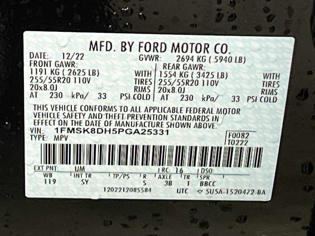 Used 2023 Black Metallic Ford XLT image 34