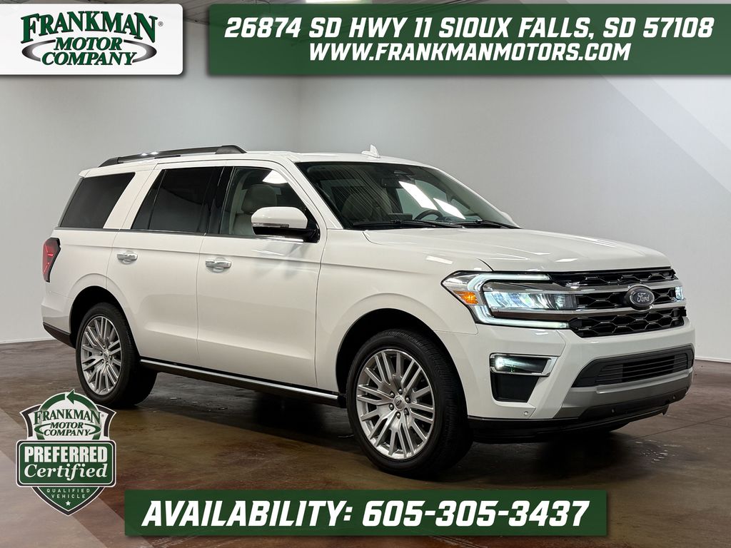 White Metallic 2024 Ford Expedition SUV / Crossover Four-Wheel Drive Automatic