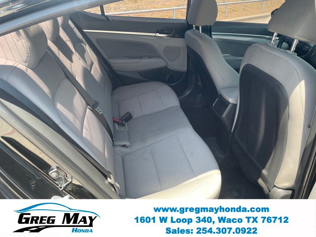 2020 Hyundai Elantra Value Edition Black at Greg May Honda
