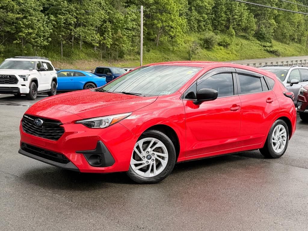 Pure Red 2024 Subaru Impreza AWD Wagon All-Wheel Drive Continuously Variable Transmission