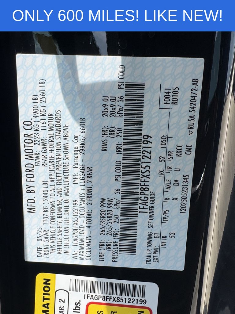 2025 Ford Mustang GT Premium Black at DeMontrond Mazda