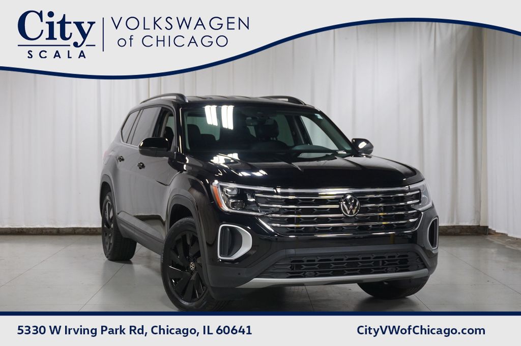 Deep Black Pearl 2026 Volkswagen Atlas SUV / Crossover All-Wheel Drive 8-Speed Automatic