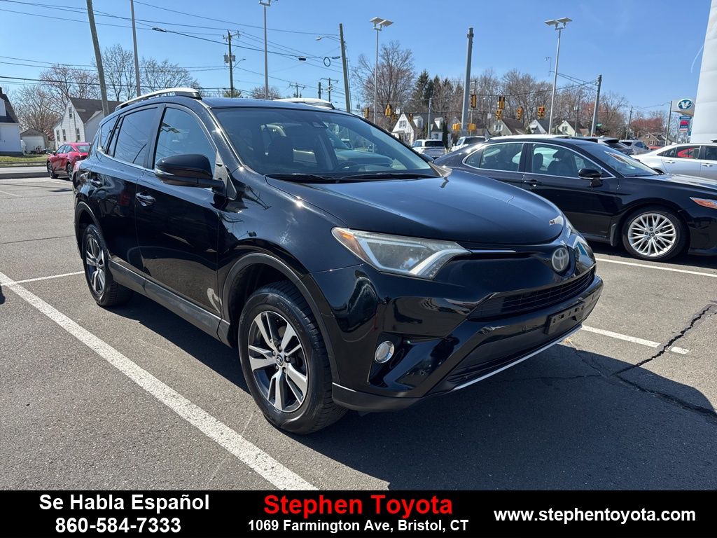 Black 2017 Toyota RAV4 XLE AWD SUV / Crossover All-Wheel Drive 6-Speed Automatic