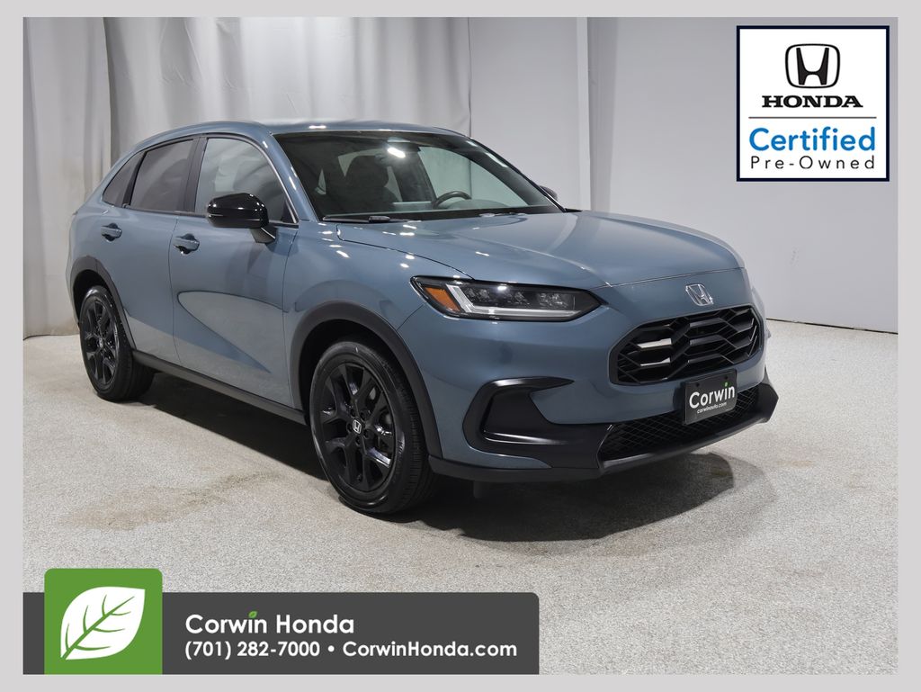 Nordic Forest Pearl 2024 Honda HR-V SUV / Crossover All-Wheel Drive Continuously Variable Transmission