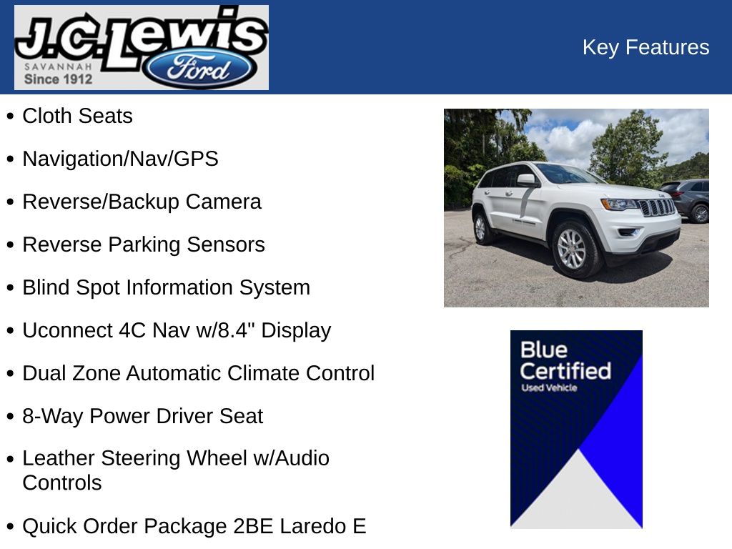 2022 Jeep Grand Cherokee WK Laredo E