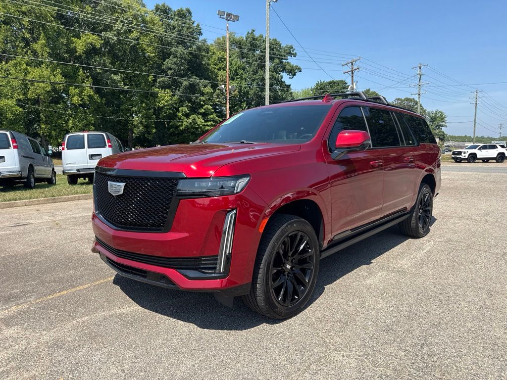 Radiant Red Tintcoat 2023 Cadillac Escalade ESV SUV / Crossover Four-Wheel Drive Automatic