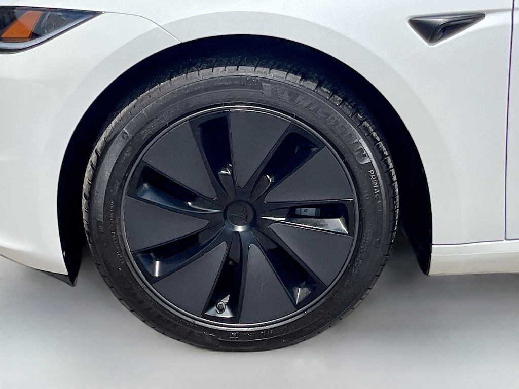 2025 Tesla Model 3 Long Range White at AutoSavvy Houston Northwest