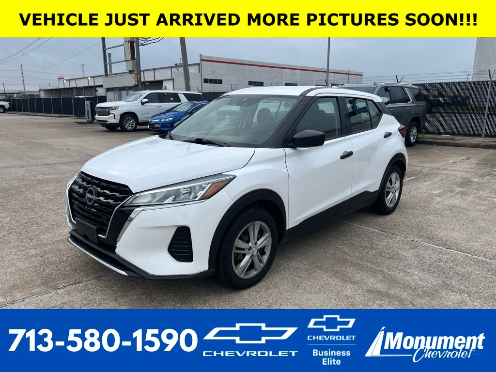 2023 Nissan Kicks S White at South Houston Nissan