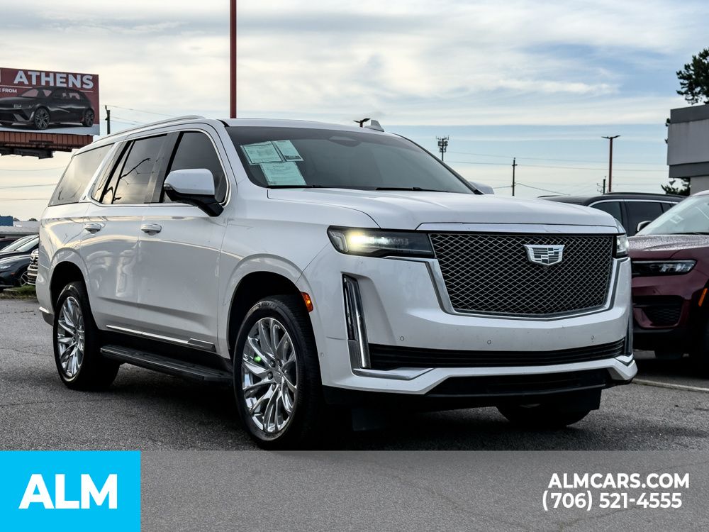 Used 2021 White Cadillac Premium Luxury image 5