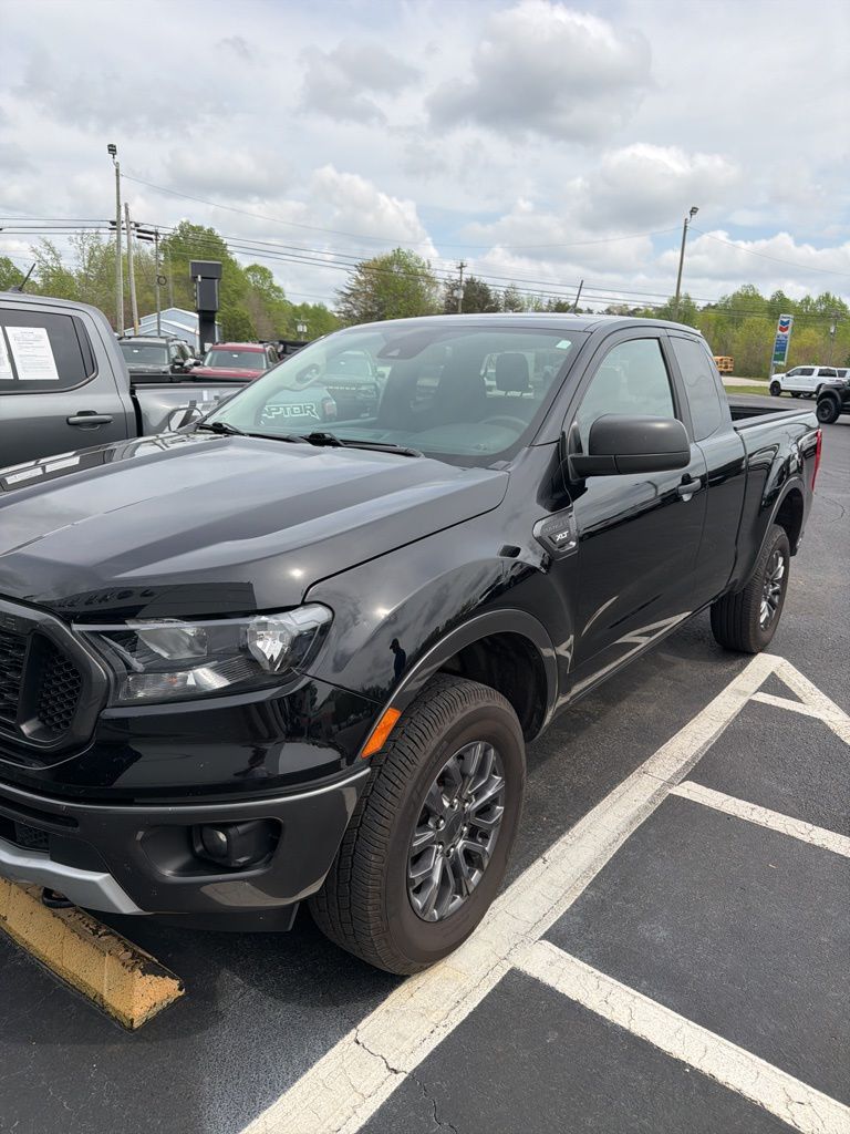 Shadow Black 2020 Ford Ranger XLT SuperCab 4WD Pickup Truck Four-Wheel Drive Automatic