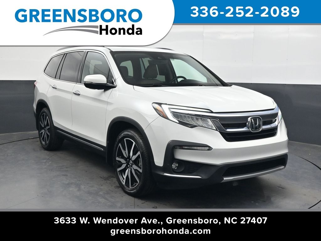 Platinum White 2022 Honda Pilot SUV / Crossover Front-Wheel Drive 9-Speed Automatic