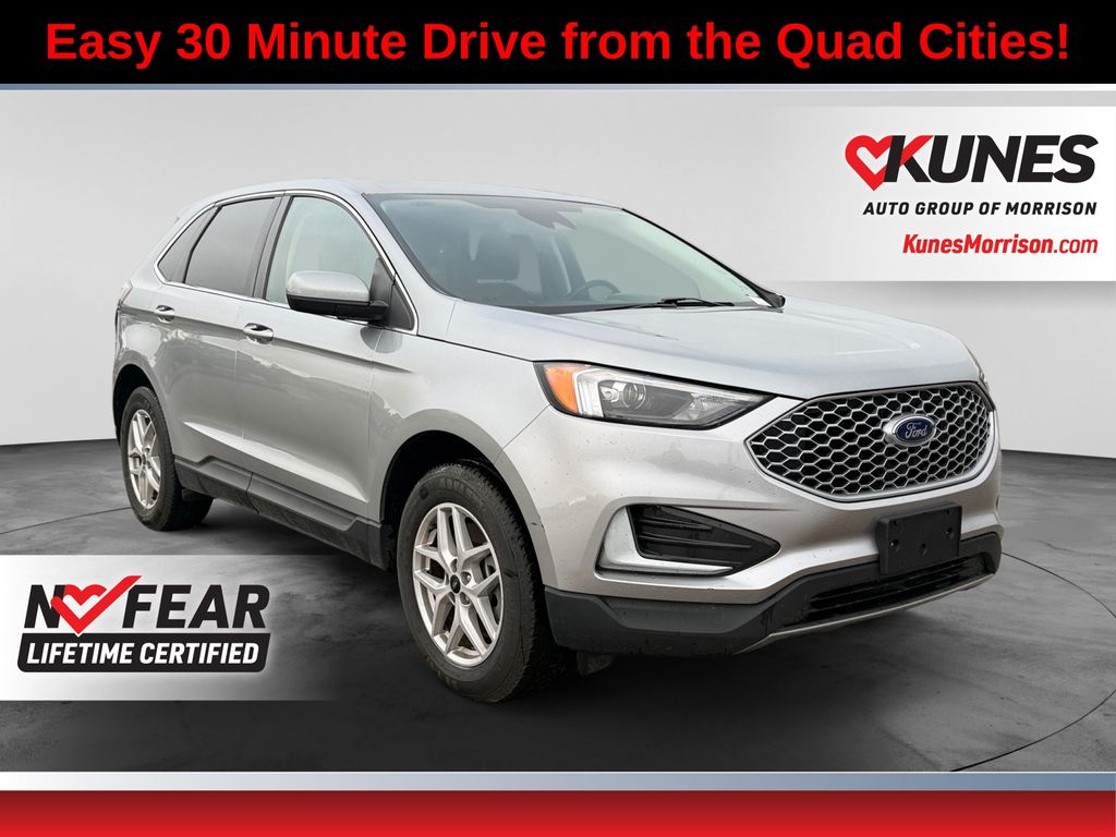 Silver Metallic 2024 Ford Edge SUV / Crossover All-Wheel Drive 8-Speed Automatic