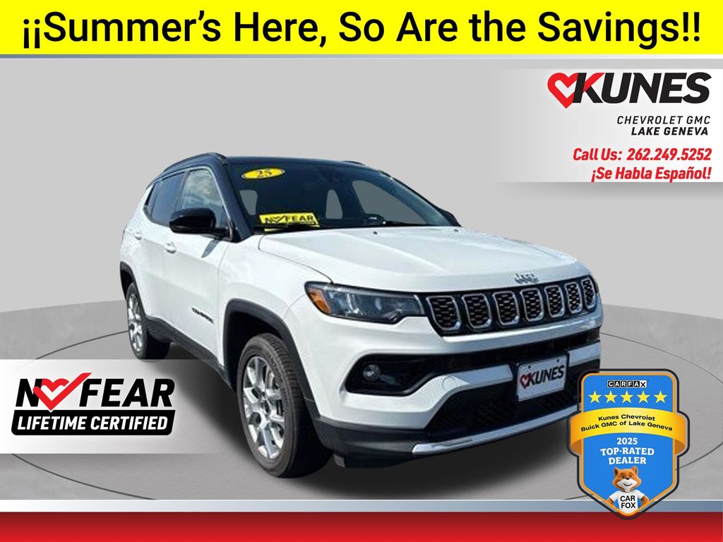 2025 Jeep Compass Blanco (Bright White Clearcoat) SUV/Crossover Todo terreno 8 velocidades Automática
