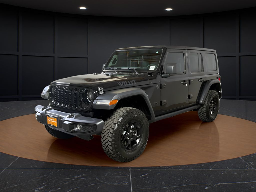 Black Clearcoat 2026 Jeep Wrangler SUV / Crossover Four-Wheel Drive 8-Speed Automatic