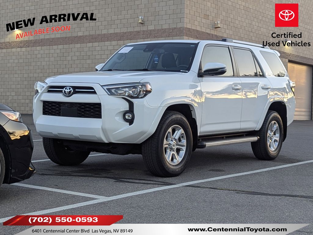 White 2022 Toyota 4Runner SR5 Premium 4WD SUV / Crossover Four-Wheel Drive 5-Speed Automatic