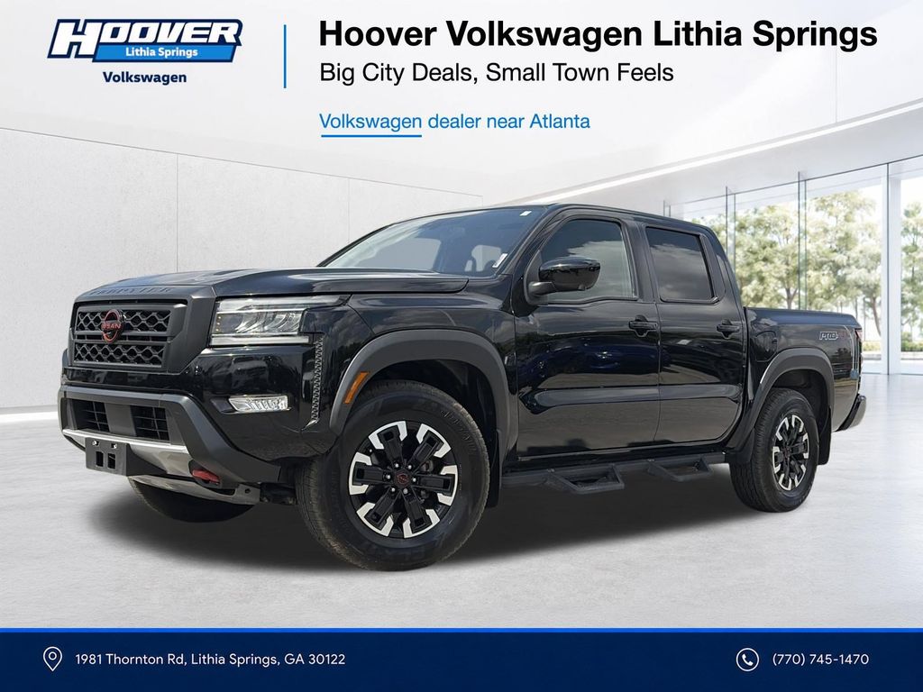 SUPER BLACK 2024 Nissan Frontier Pickup Truck Four-Wheel Drive 9-Speed Automatic Overdrive