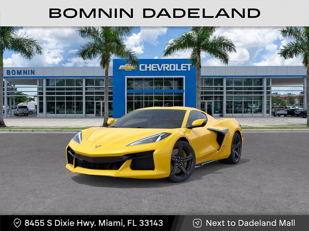 Competition Yellow 2025 Chevrolet Corvette E-Ray Coupe All-Wheel Drive 8-Speed Dual Clutch