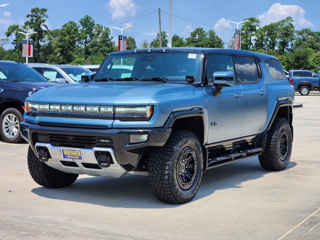 Neptune Blue Matte 2024 GMC Hummer EV SUV SUV / Crossover All-Wheel Drive 1-Speed Automatic