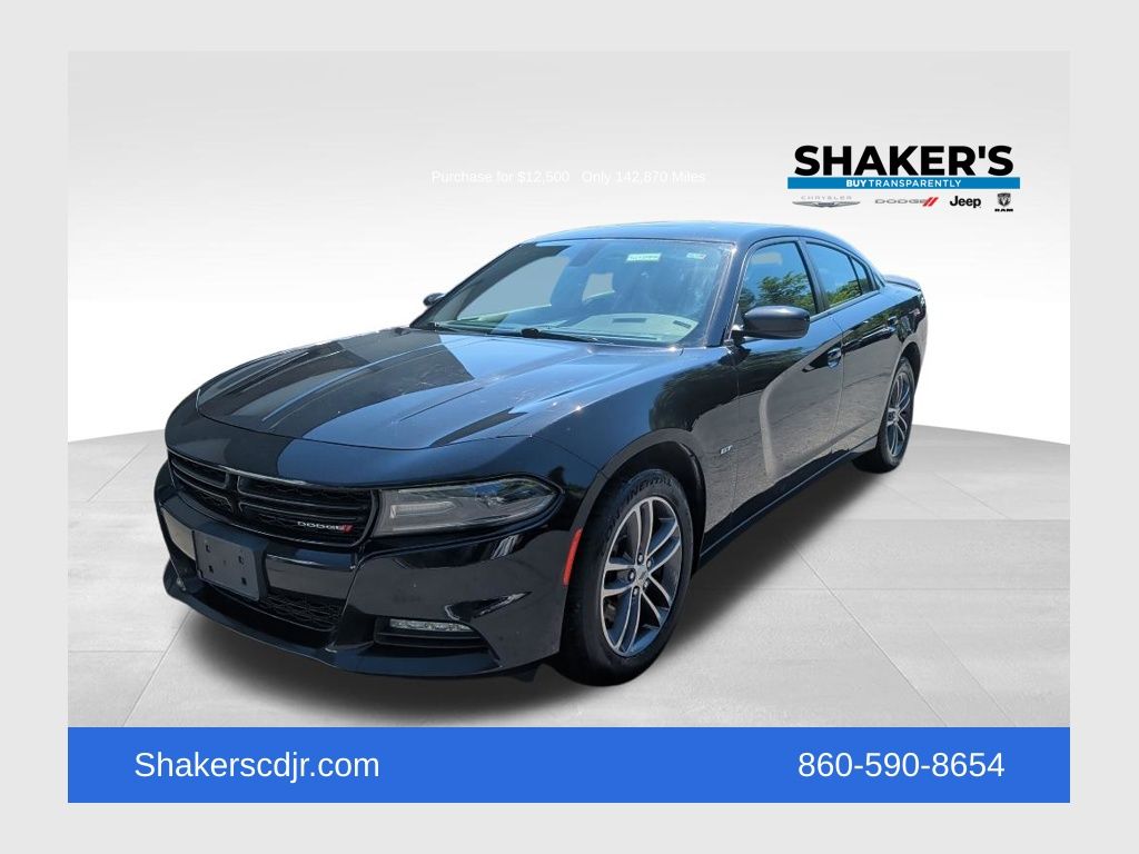 Pitch Black Clearcoat 2018 Dodge Charger Sedan All-Wheel Drive 8-Speed Automatic