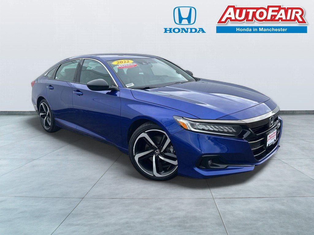 Still Night Pearl 2022 Honda Accord Sport FWD Sedan Front-Wheel Drive Continuously Variable Transmission
