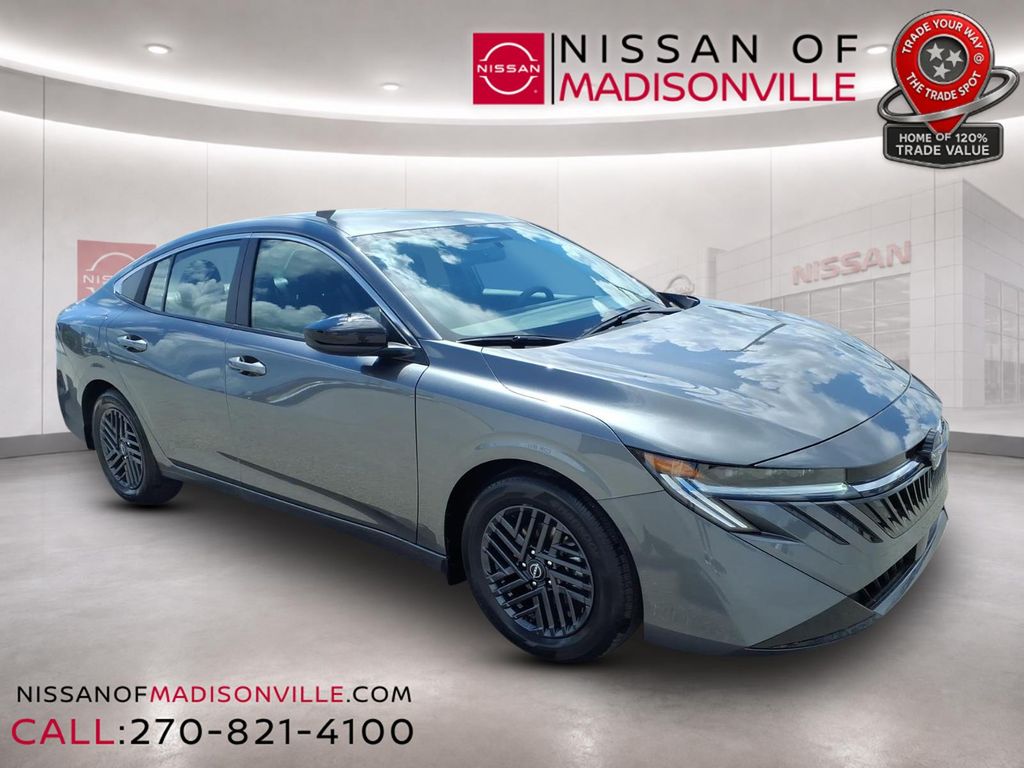Gray (Gun Metallic) 2026 Nissan Sentra Sedan Front-Wheel Drive Continuously Variable Transmission