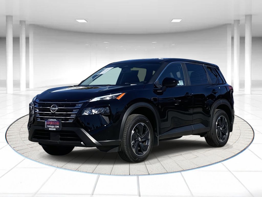 Super Black 2025 Nissan Rogue SV AWD SUV / Crossover All-Wheel Drive Continuously Variable Transmission