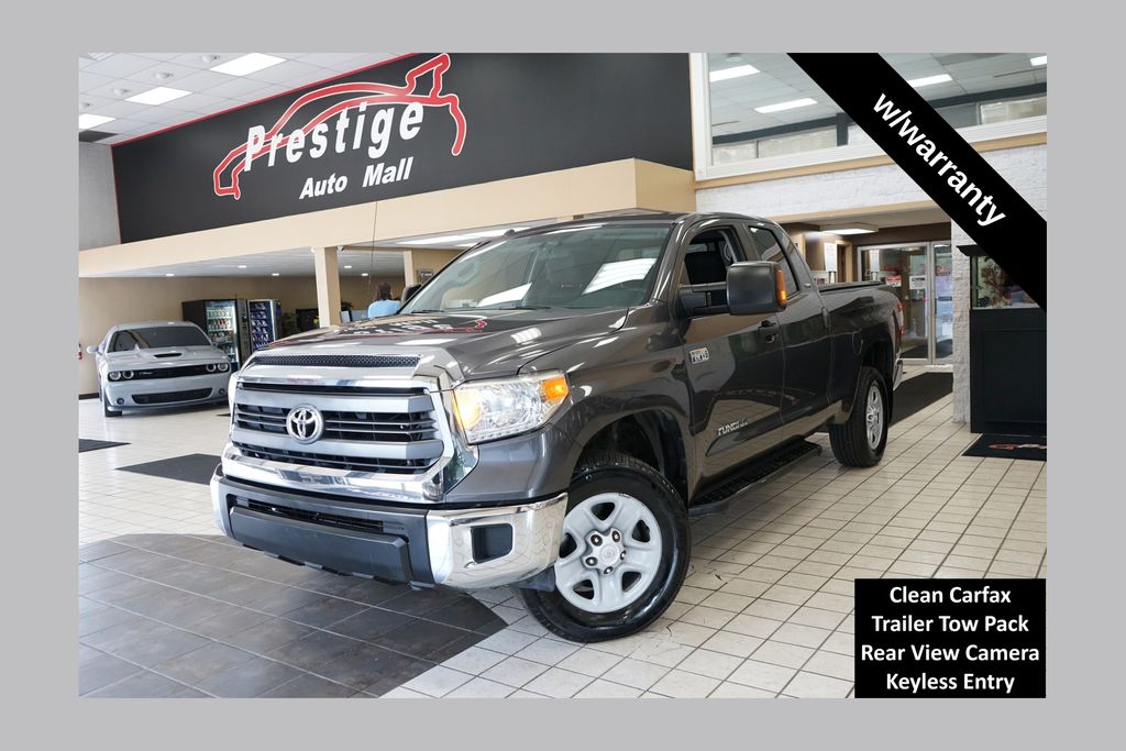 Magnetic Gray Metallic 2014 Toyota Tundra Pickup Truck Four-Wheel Drive 6-Speed Automatic Overdrive