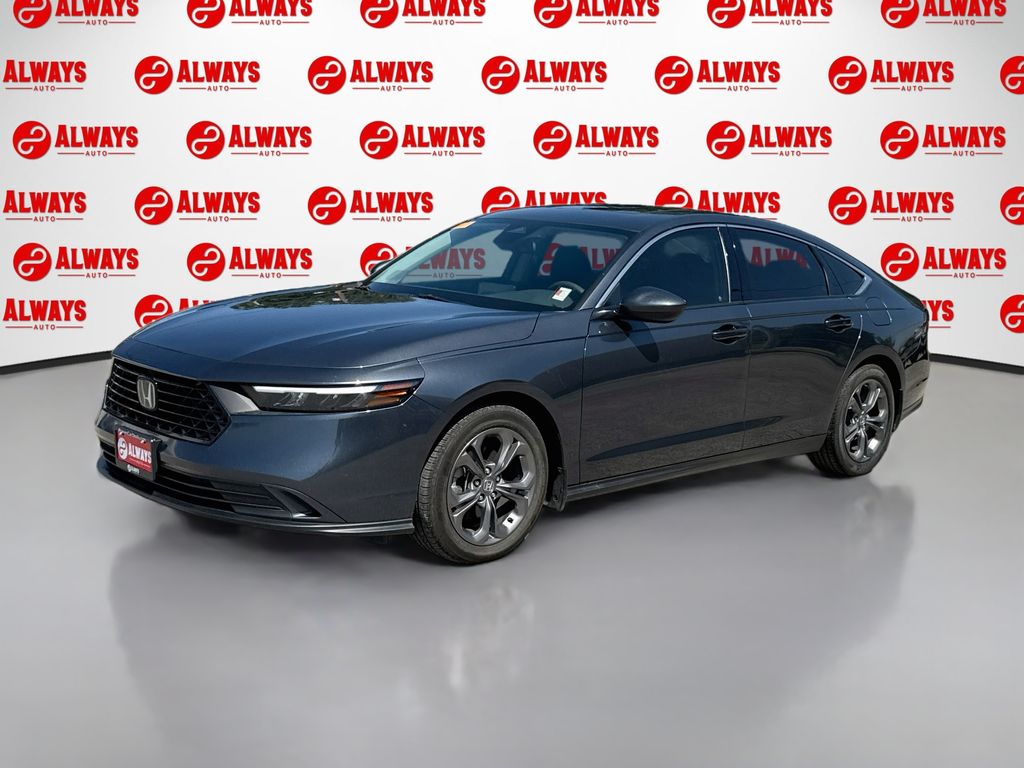 Gray 2023 Honda Accord Sedan Front-Wheel Drive Continuously Variable Transmission