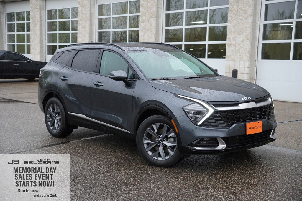 Gravity Gray 2025 Kia Sportage Hybrid SX-Prestige AWD SUV / Crossover All-Wheel Drive 6-Speed Automatic