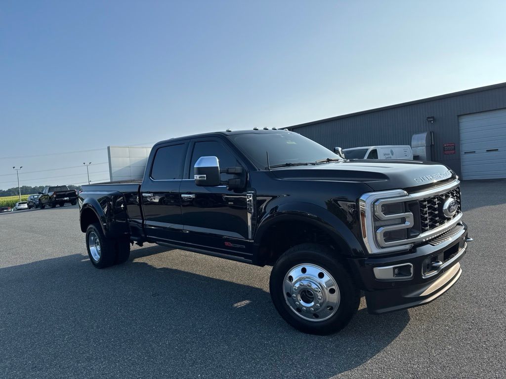 Black Metallic 2024 Ford F-450 Super Duty Pickup Truck Four-Wheel Drive Automatic