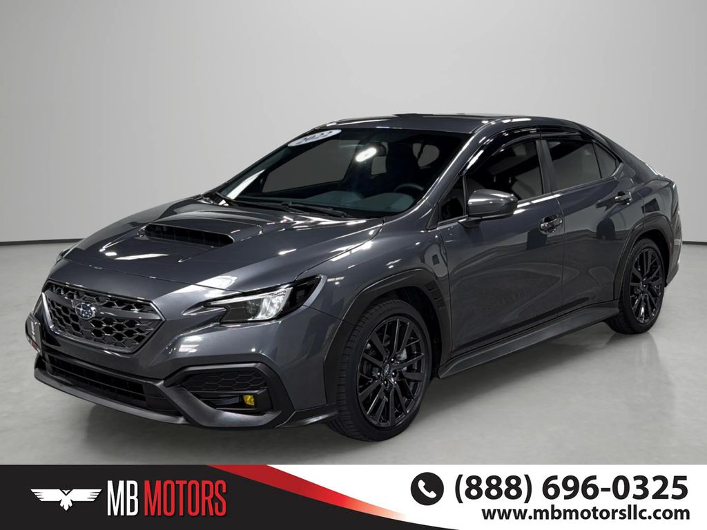 Magnetite Gray Metallic 2022 Subaru WRX Premium AWD Sedan All-Wheel Drive 6-Speed Manual