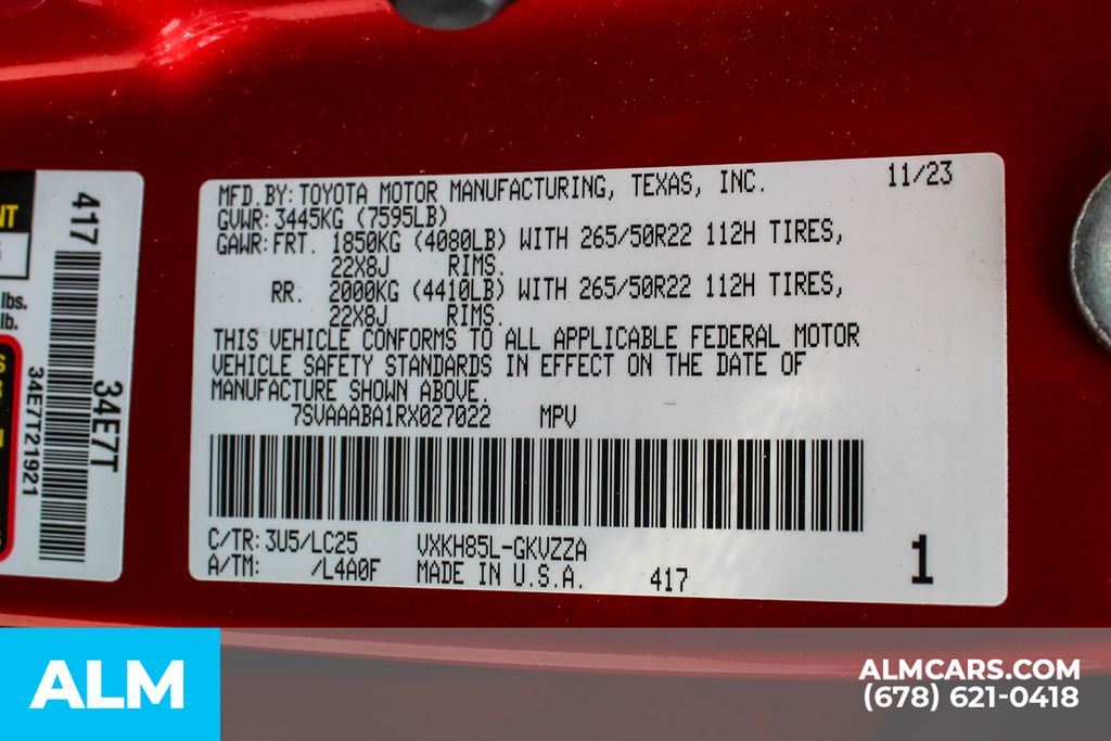Used 2024 Red Toyota Capstone image 42