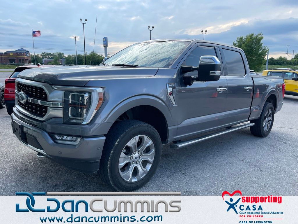 Gray Metallic 2021 Ford F-150 Pickup Truck Four-Wheel Drive Automatic