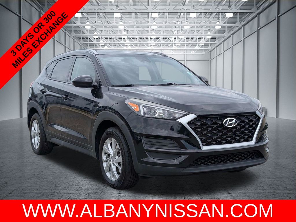 Black Noir Pearl 2021 Hyundai Tucson SUV / Crossover Front-Wheel Drive 6-Speed Automatic
