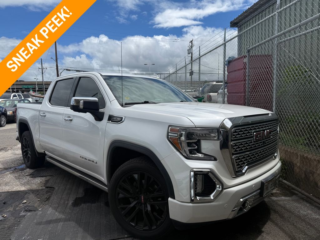 White Frost Tricoat 2019 GMC Sierra 1500 Pickup Truck 4X2 8-Speed Automatic