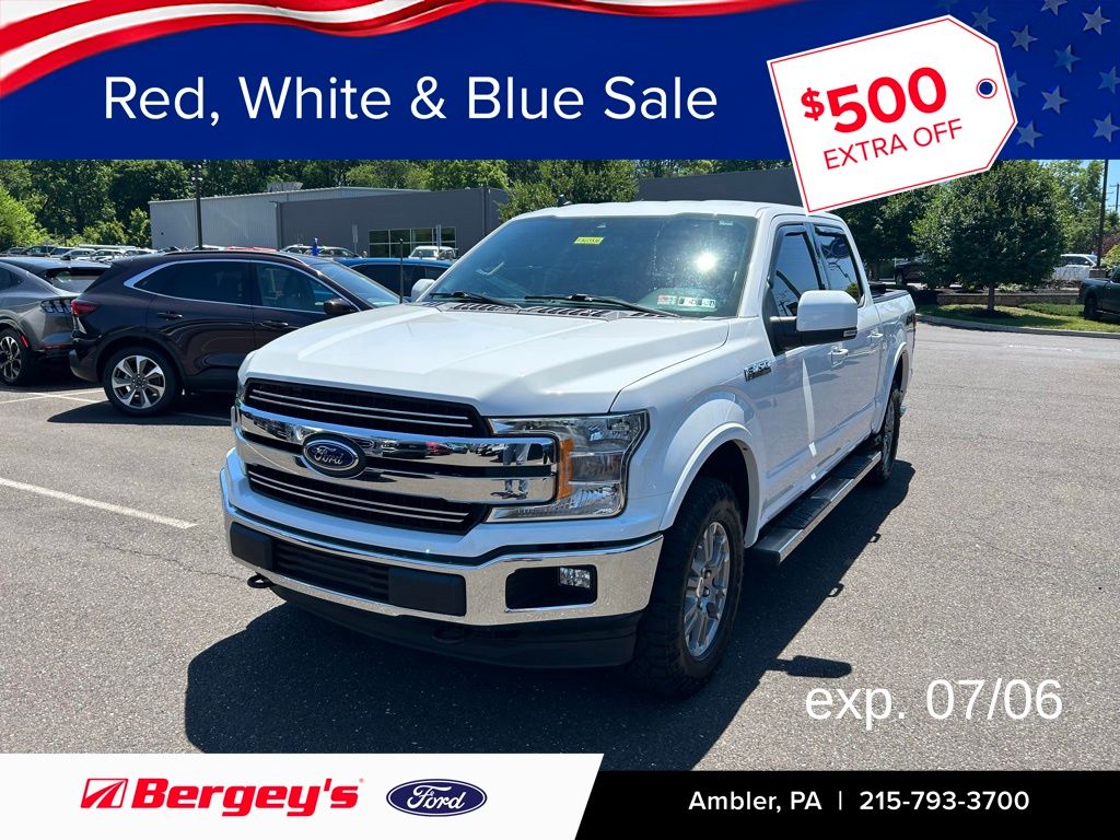Oxford White 2019 Ford F-150 Pickup Truck Four-Wheel Drive Automatic