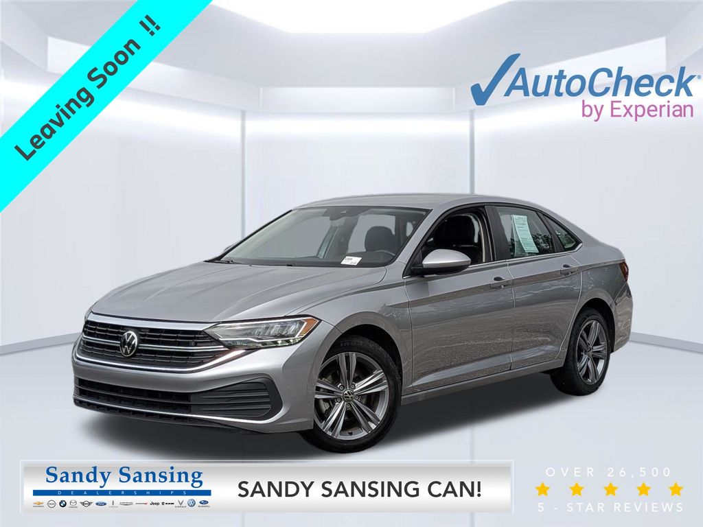 Platinum Gray Metallic 2024 Volkswagen Jetta Sedan Front-Wheel Drive 8-Speed Automatic