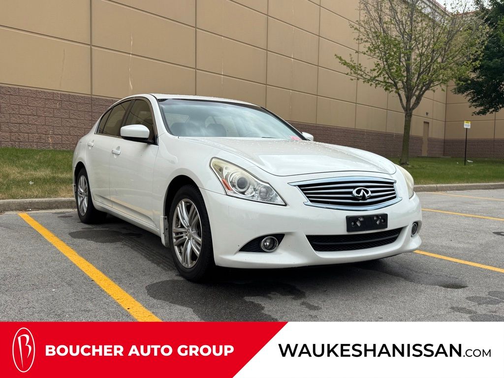 Moonlight White 2012 INFINITI G37 x Sedan AWD Sedan All-Wheel Drive 7-Speed Automatic