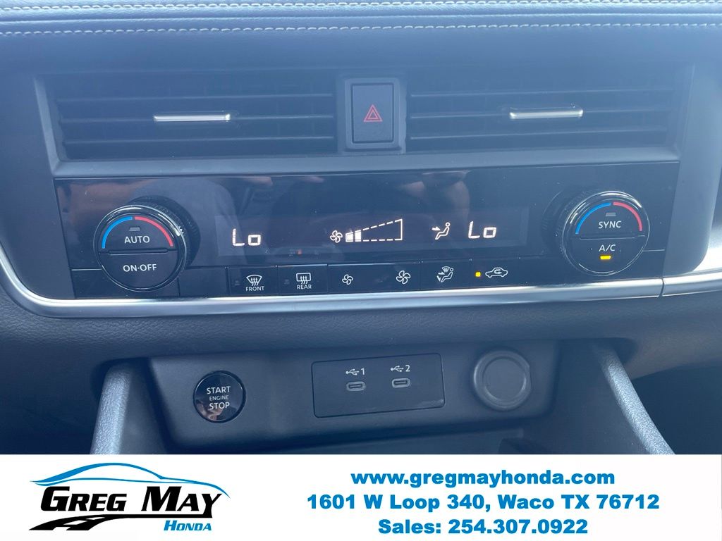 2025 Nissan Rogue SV Black at Greg May Honda