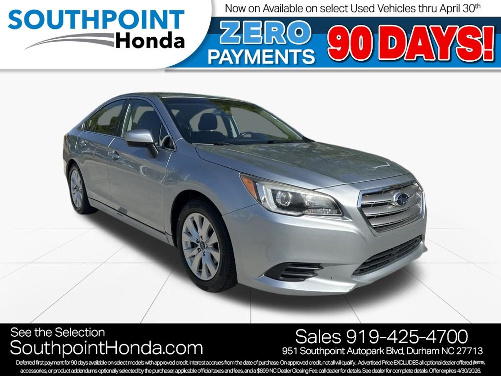 Ice Silver Metallic 2017 Subaru Legacy 2.5i Premium AWD Sedan All-Wheel Drive Continuously Variable Transmission