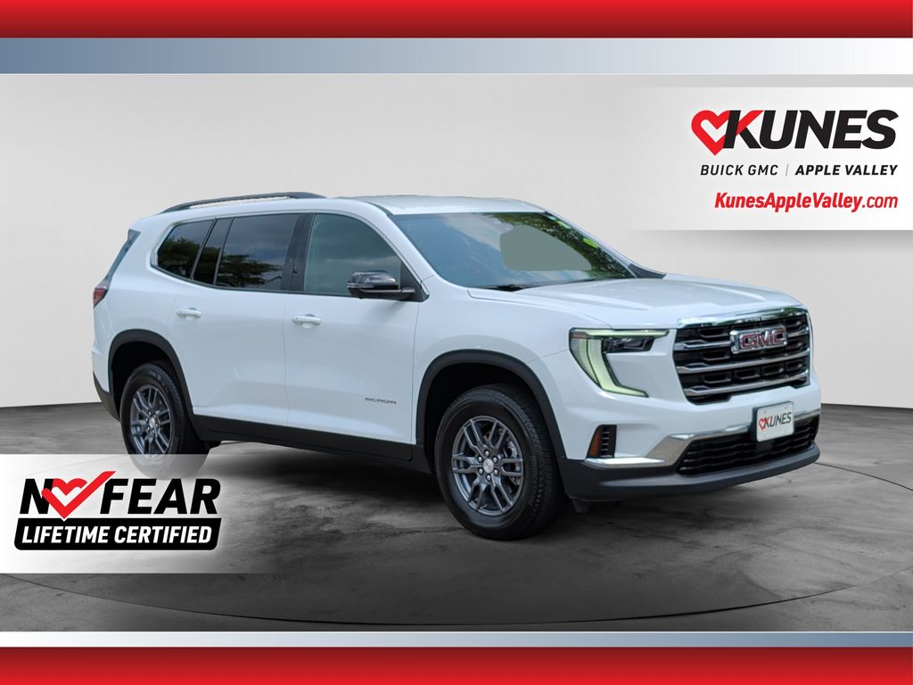 White 2026 GMC Acadia SUV / Crossover Four-Wheel Drive 8-Speed Automatic