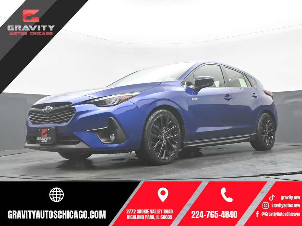 Sapphire Blue Pearl 2024 Subaru Impreza Wagon All-Wheel Drive Continuously Variable Transmission