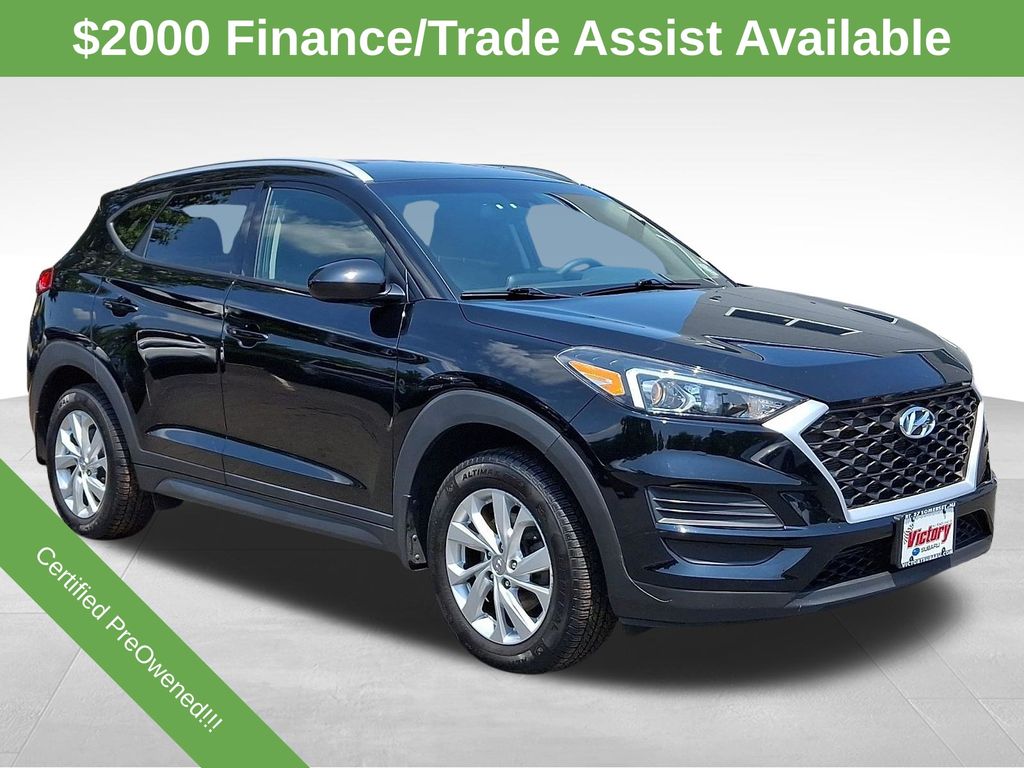 Black Noir Pearl 2020 Hyundai Tucson SUV / Crossover All-Wheel Drive 6-Speed Automatic