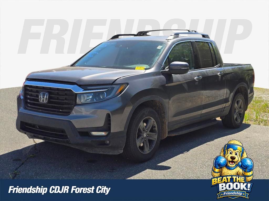 Black (Charcoal) 2023 Honda Ridgeline RTL-E AWD Pickup Truck All-Wheel Drive 9-Speed Automatic