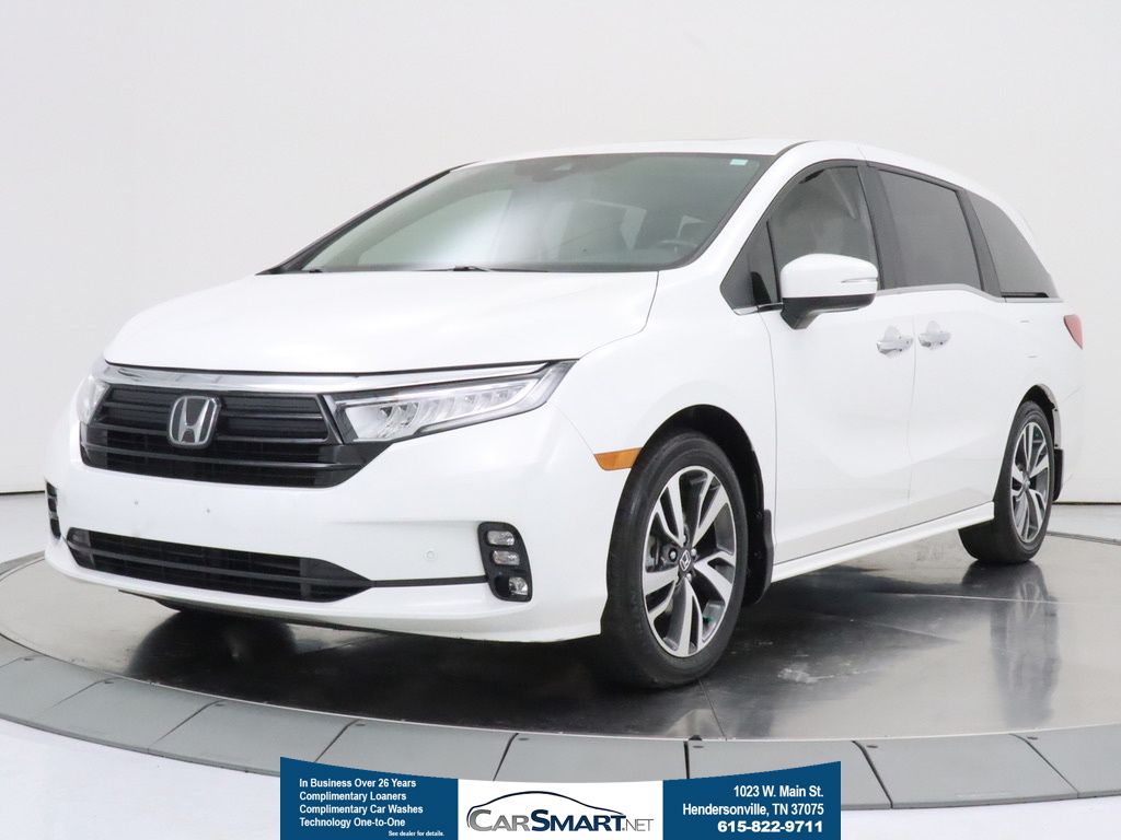 Platinum White Pearl 2022 Honda Odyssey Minivan Front-Wheel Drive Automatic
